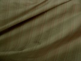 54" Silk Dupioni Stripe Fabric - Vasta Moss